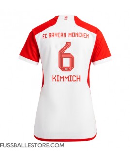 Günstige Bayern Munich Joshua Kimmich #6 Heimtrikot Damen 2023-24 Kurzarm